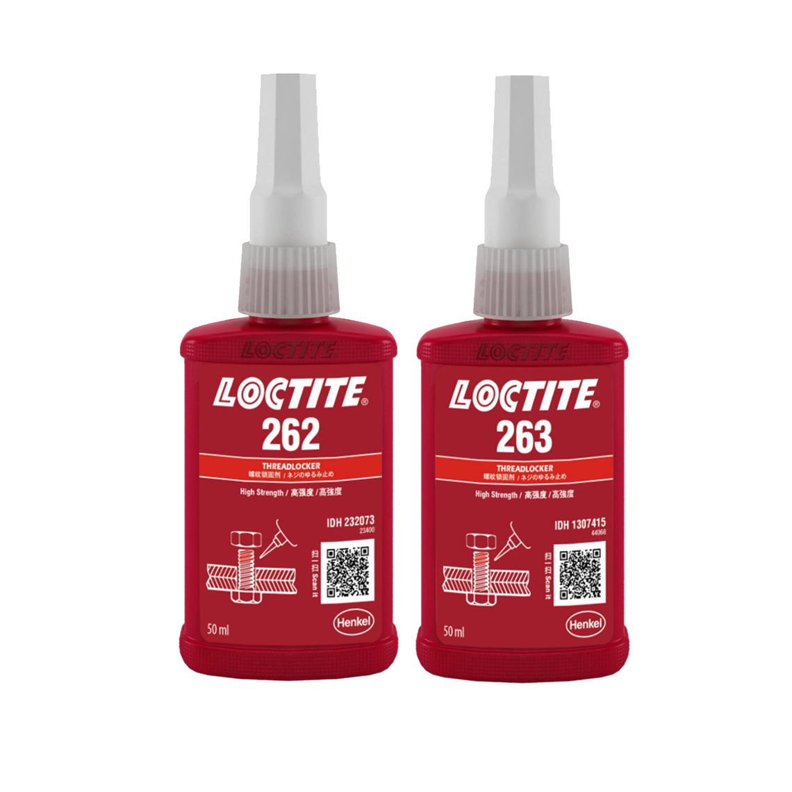 Wyw02 Loctite 243 Threadlocker Suhu Tinggi Perekat Anaerobik Penyegel Logam Universal