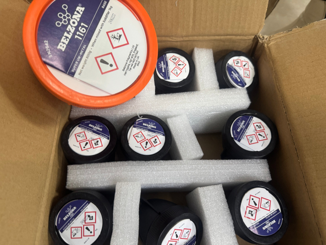 FM Belzona 1121 (Super XL-METAL) Logam Perbaikan Agen Mending Industri untuk Enamel Stainless Steel Enamel