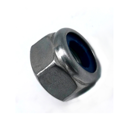 M3/M4/M5/M6/M8 DIN6926 baja karbon Hexagonal Flange Nut Hex Nylon Anti Slip Locknut dalam stok