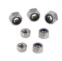 Buatan China Stainless steel 304/316 M5 M6 M8 Locknut A2-70 DIN 6923 A4 Gerigi Hex Flange Nut