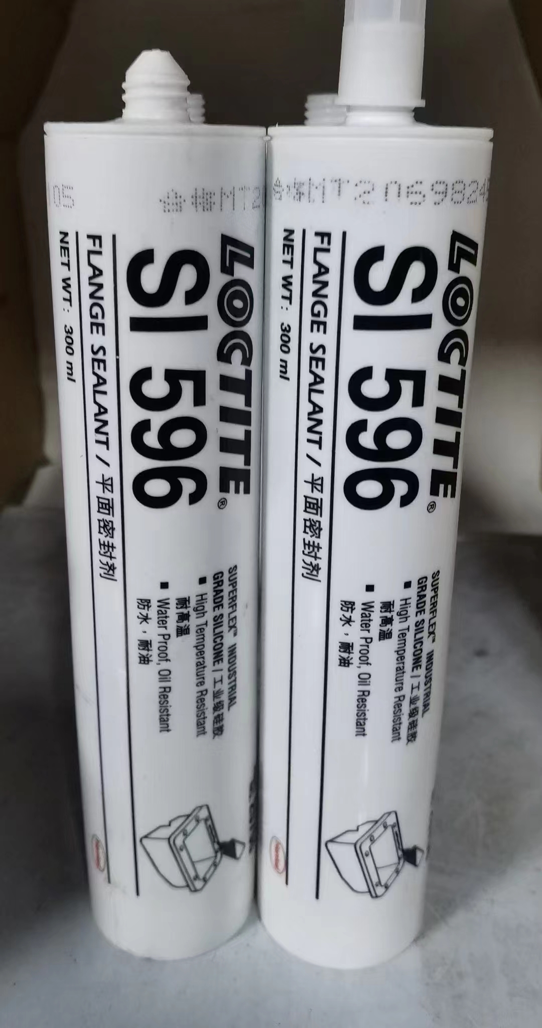 FM30 Loctite SI596 Black Silicones Silicone Adhesive Sealant untuk Bahan Flange