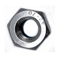 M3/M4/M5/M6/M8 DIN6926 baja karbon Hexagonal Flange Nut Hex Nylon Anti Slip Locknut dalam stok