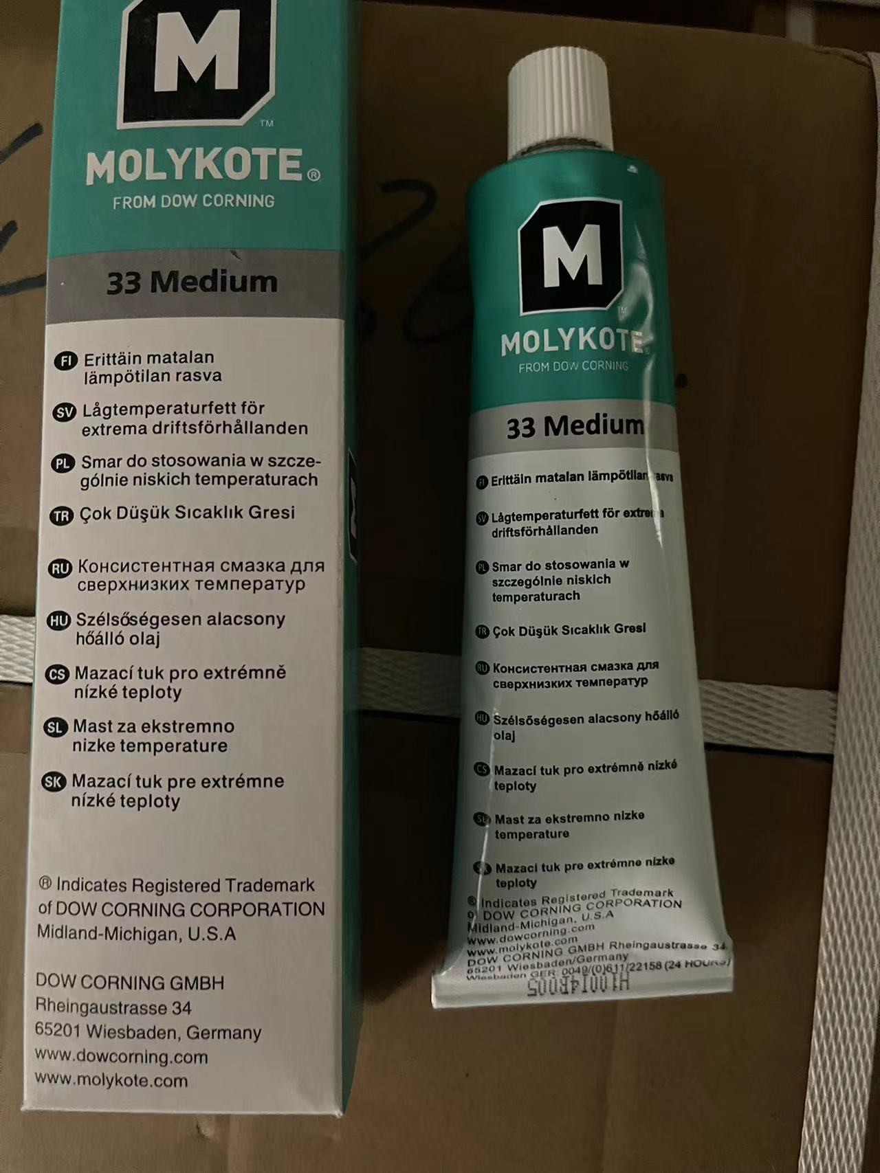 YJJ034 Molykoter 7348 Bantalan Bergulir Gemuk Silikon Suhu Tinggi