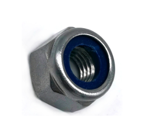 M3/M4/M5/M6/M8 DIN6926 baja karbon Hexagonal Flange Nut Hex Nylon Anti Slip Locknut dalam stok