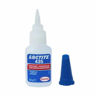 FM33 Ethyl Cyanoacrylate Loctite 435 Lem Perekat Cepat Karet yang Dikeraskan