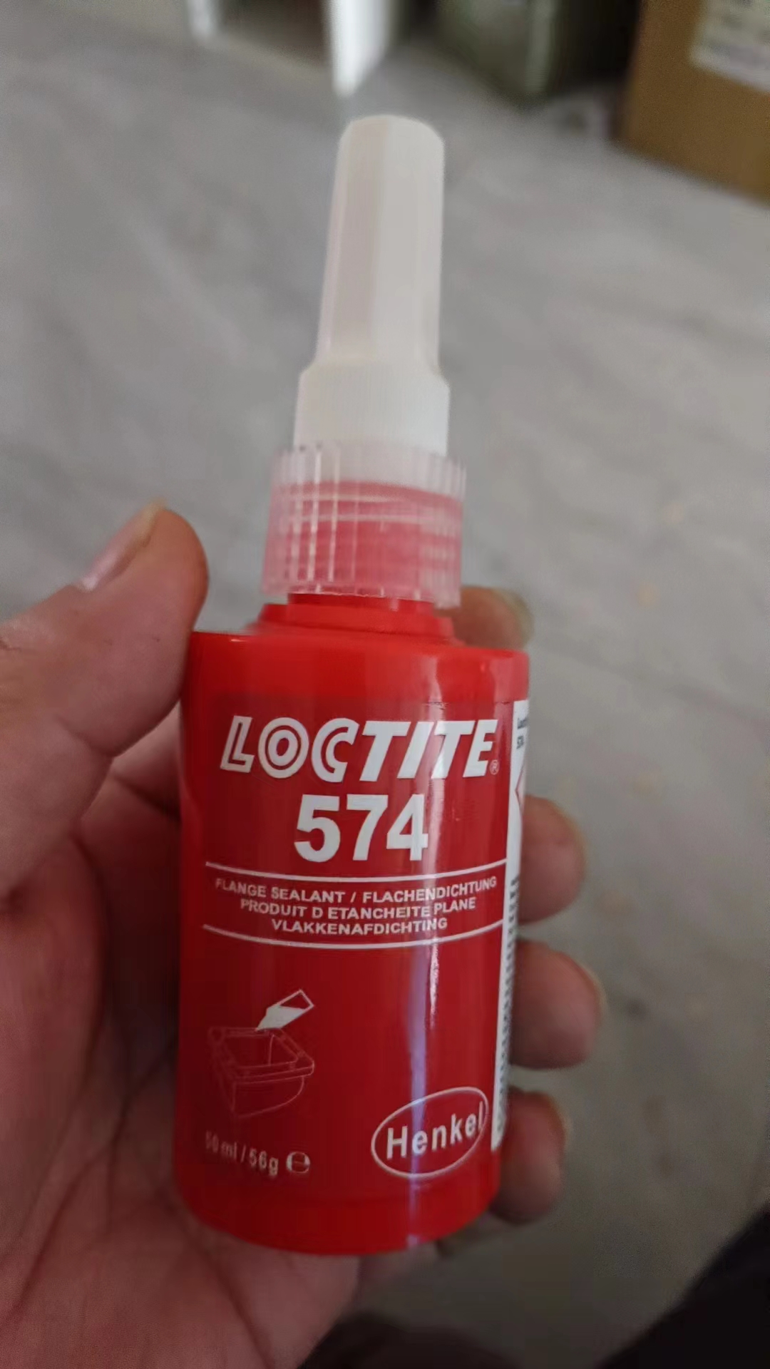 YJJ031 Henkle Loctiter 574 50ml Produk Gasket Thixotropic Lem Penyegel Tahan Minyak Tinggi