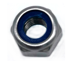 M3/M4/M5/M6/M8 DIN6926 baja karbon Hexagonal Flange Nut Hex Nylon Anti Slip Locknut dalam stok